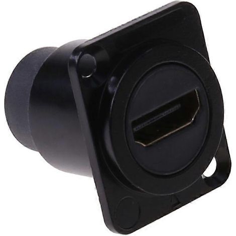 Connecteurs HDMI femelles étanches pour montage sur panneau, 0,08-0,39 pouce, courant nominal de 1,5 A par contact, réparation T (1/5)