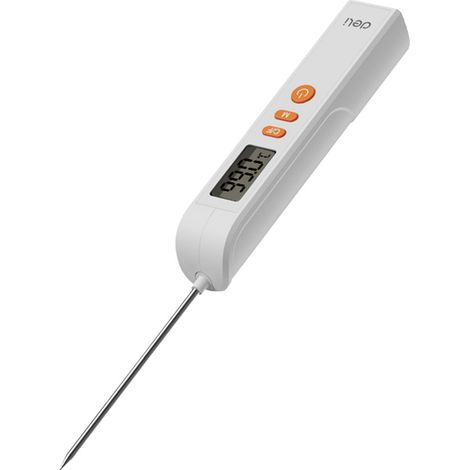 Thermomètre Cuisine Termometre à Lecture Instantanée Thermometre Barbecue Cuisson à Confiture de Sucre avec Sonde de Température de 9cm, Écran Lcd (1/5)