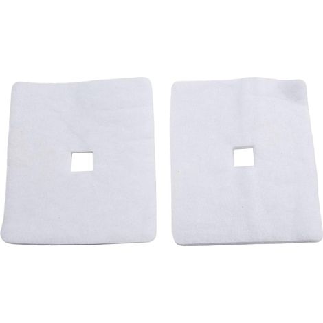 Paquete de 2 filtros de aire de algodón para bombas de aire HP 60 y HP 80 — Filtro de repuesto para bombas de plomería para el hogar y el jardín, material de algodón blanco lavable (SKU) (1/5)