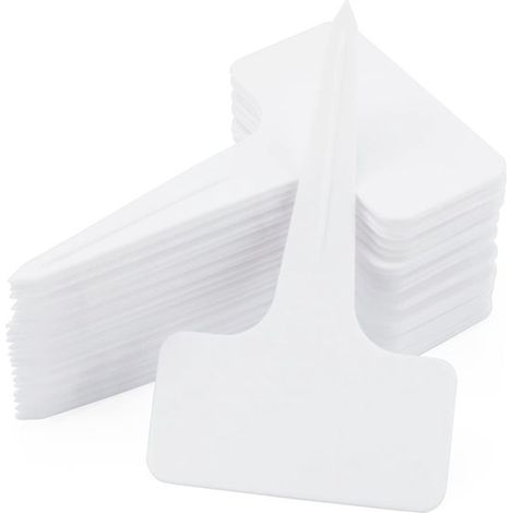 Etichette per piante, cartellini per ortaggi, set da 100 etichette per piante, etichette blu per piante, cartelli per l'orto (1/5)