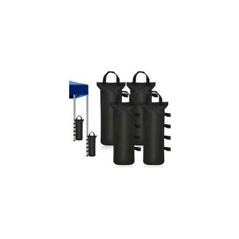 NALOOKAMIC Lot de 4 Sacs de Sable pour tonnelle, Sable Haute Performance 600D, Poids pour Pieds de tonnelle, Sacs de lestage pour auvent Pop up (1/5)