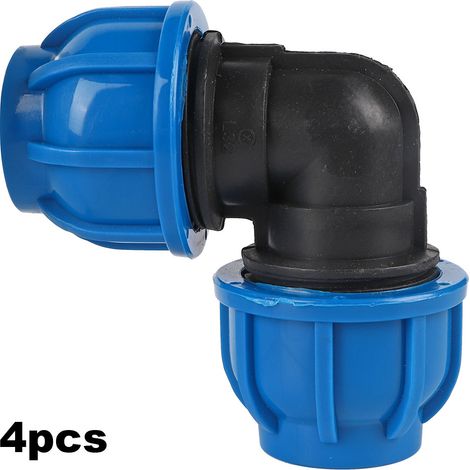 Stück PE-Kunststoff 32 mm auf 32 mm Winkeladapter Verbinder Wasserrohr-Fitting-Zubehör (1/5)