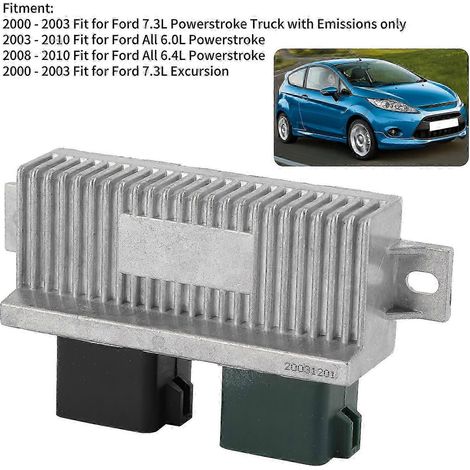 Jeu de 4 bougies de préchauffage universelles pour moteurs diesel, compatibles avec les modèles Ford Focus/Transit/C-Max. (1/3)
