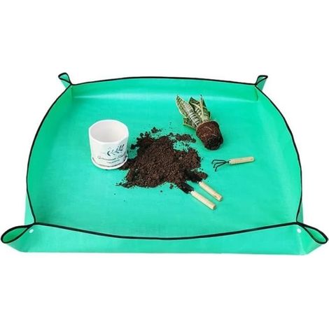 2pcs Tapis de rempotage de Plante, Tapis de rempotage de Plante, Jardinage Plant Rescotting Tapis étanche de Plantation (1/4)