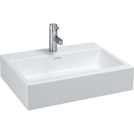 LAUFEN Living City Lavabo sobre encimera, sin agujero para grifo, (1/3)