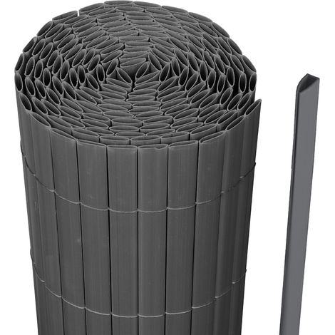Wolketon Schermo privacy in PVC  recinzione privacy in PVC Protezione della visibilità Resistente ai raggi UV e alle intemperie Antracite 90x400cm
