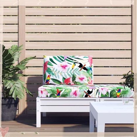 Coussins de palette - VINGVO - 361768 - Lot de 2 - Multicolore - Polyester résistant (1/5)