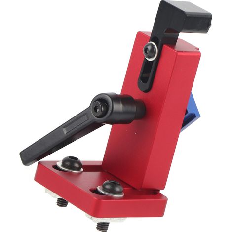 Outil de guidage pour le travail du bois : localisateur de goulotte type 45, connecteur de support en alliage d'aluminium, butée de rail d'onglet.
