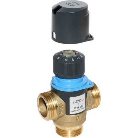 Afriso Brauchwassermischer Thermisches Mischventil ATM 563 DN20 1AG 35 bis 60°C 2,5m³/h 78284 (1/2)