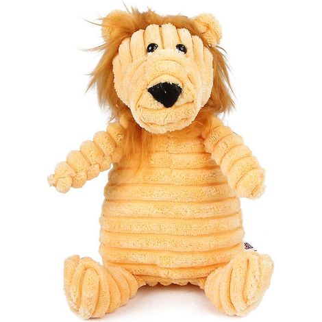 Jouet en peluche interactif pour chien, lion en peluche, jouet à mâcher mignon et couineur pour chiot