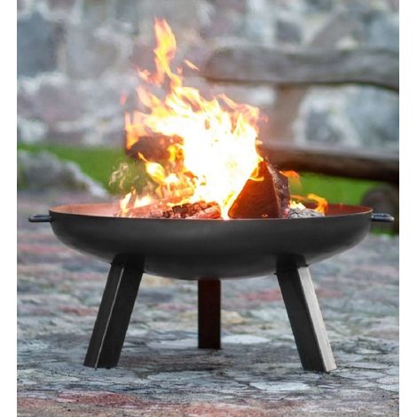 brasero de jardin de 60 cm de haut, grille de feu de camp (1/5)