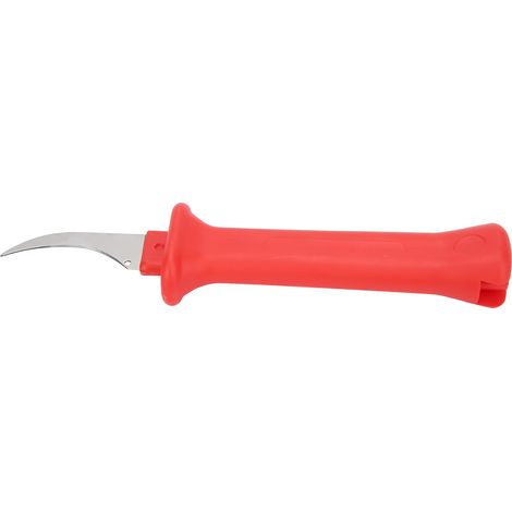 Couteau à dénuder les câbles, outil manuel pour électricien avec fourreau, pour couper les fils isolés 33HS (1/5)