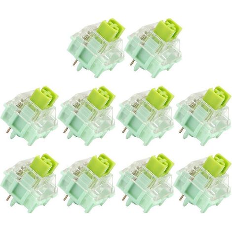 10 interrupteurs TTC 3 broches pour clavier mécanique, interrupteur linéaire, 100 millions de clics - 5 (1/4)