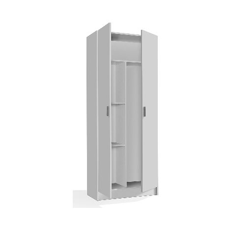 ARMADIO MULTIUSO CON PORTASCOPE 2 ANTE- H cm 180 x L cm 73 x P cm 37- DH- pezzi 1 (1/2)