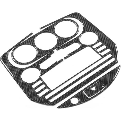4-teiliges Carbonfaser-Mittelkonsolen-Rahmen-Dekor-Set für Mazda MX-5 / Roadster NCA (1/5)