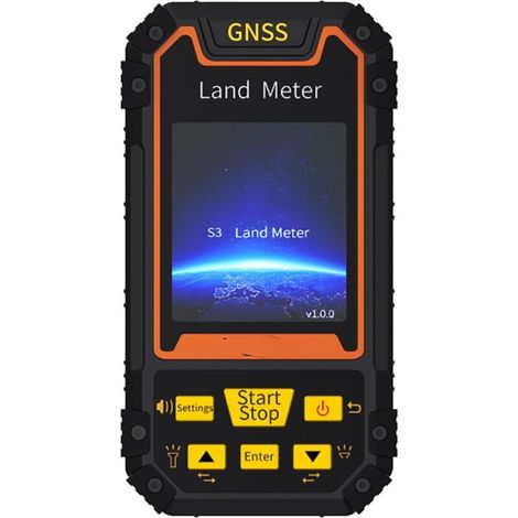 Équipement D'arpentage GPS Portatif, Compteur de Superficie Terrestre S3 avec 4 Modes de Mesure, écran Couleur de 2,4 Pouces, Outil D'arpentage de Récepteur GPS GNSS