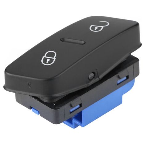 Botón de bloqueo de puerta cómodo fabricado en plástico de alta calidad, interruptor de coche negro, para herramienta de botón 1K0962125B (1/5)
