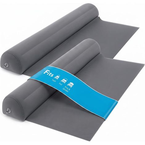 Confezione da 2 sponde gonfiabili per letto, 138×57 cm. Sponde gonfiabili per lettino per bambini, per evitare che i neonati cadano. Adatte a letti singoli e matrimoniali, ideali per famiglie e hotel. (1/5)