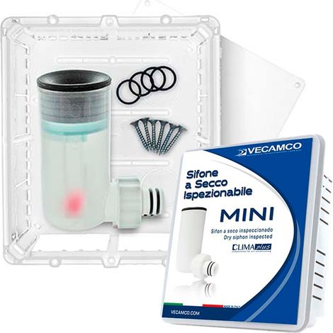 Kit sifón a seco Mini inspeccionable con caja ClimaPlus