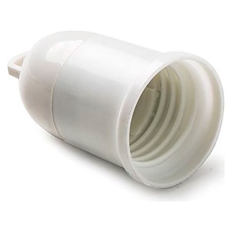 Portalámparas e-27 "provisional de obra" blanco (1/2)