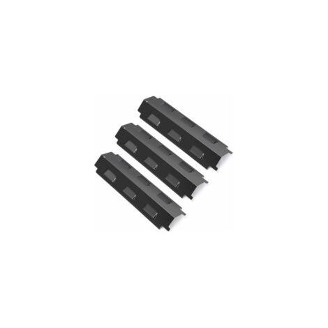 Lot de 3 diffuseurs de chaleur 37 cm – Acier porcelaine – Compatibles Char-Broil, CCLIFE, Landmann, Uniflame – Protection des brûleurs (1/5)