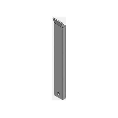 Tringle plate aluminium - Longueur : 1000 mm - OJMAR