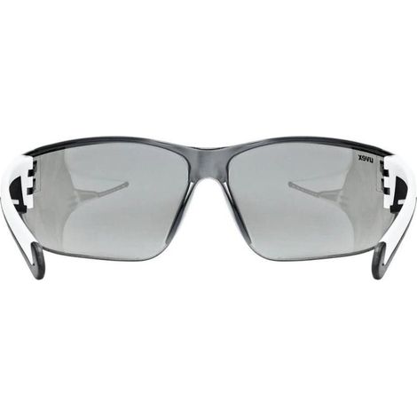 Okulary rowerowe UVEX Equate, white matt/mir.silver