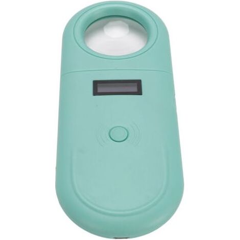 Lecteur de puces électroniques pour animaux avec LED et loupe, fréquence de 134,2 kHz, portable, pour la gestion des animaux de compagnie, capacité de stockage de 30 puces. (1/5)