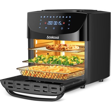Four friteuse à air Acekool FT1 18L écran tactile rôtissoire sans huile accessoires lavables lave-vaisselle (1/5)