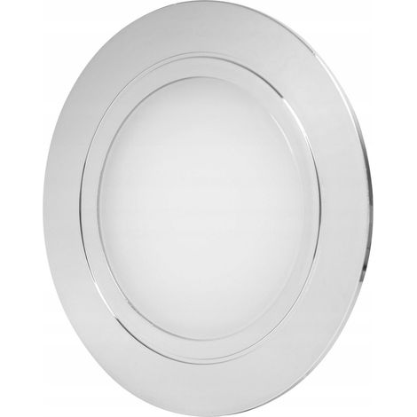 Lampada LED da incasso per mobili, 2W, cromata, 4000K, 120 lm, 55 mm, IP20, SLL01 (1/5)