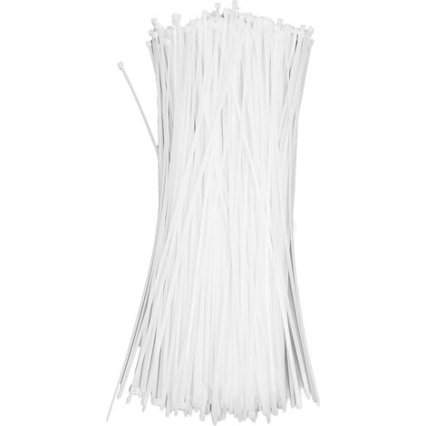 Attache Câble Nylon - 500mm Longueur 4mm Largeur - Usage Industriel Et Domestique - Lot De 250 Pièces (1/5)