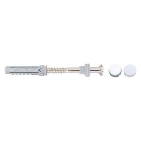 2 PIÈCES DE FIXATION POUR SANITAIRES AU SOL FVEC Dimensions : Tass 8x40 Vis 6x70