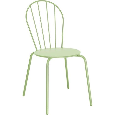 Chaises Adeline vert clair (lot de 4) - BOLERO (1/5)