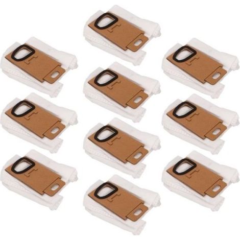 Sacs d'aspirateur compatibles avec le Xiaomi Roborock H7, lot de 10, sacs de rechange compatibles avec les accessoires Roborock H7 et H6-AquaForge (1/4)