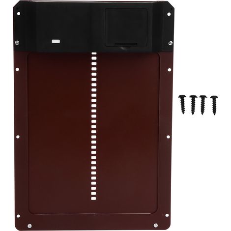 Porte automatique pour poulailler avec détecteur de lumière - Protection élevage avicole marron (1/5)