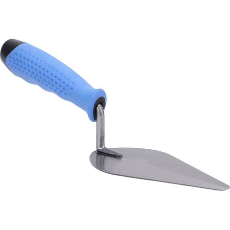 Stainless Steel Flat Finishing Trowel Versatile Pointing Trowel for Concrete Cement (1/4)