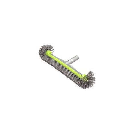 Brosse pour Piscine 43 cm – Nylon Haute Densité pour Fond, Murs et Marches – Compatible Perche Télescopique – Verte (1/5)