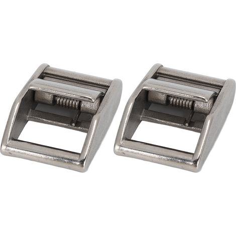 Lot 2 Boucles à Came 316 Acier Inoxydable Tendeur Robustes Sangle Serrage Cargaison 27mm (1/5)