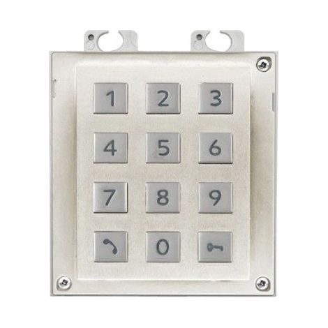 Módulo de teclado de interfono - 2N - 9155031 - Gris - Compatible con 2N Helios IP Verso - Entrada de puerta