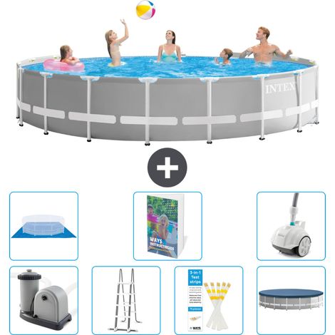 Prism Frame Pool Rund - 549x122 cm - 8-teilig S616