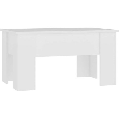 Maison Exclusive - Tavolino da Salotto Bianco 79x49x41 cm in Legno Multistrato (1/5)