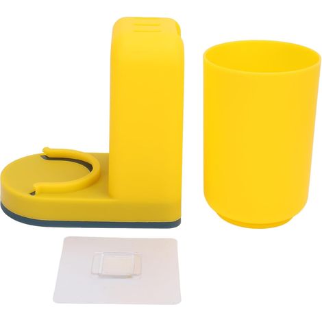 Toothbrush Holder Integrated Modern Design Keeps Bathroom