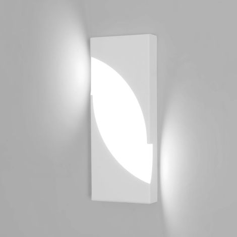 Applique Murale LED Carrée Moderne, 14W Lumière Blanche Froide 6500K, en Acrylique pour Chambre à Coucher, Couloir, Salle de Bain, Escalier (Blanc, 30x12cm) (1/5)