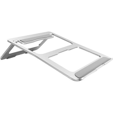 Verstellbarer, faltbarer Laptopständer aus Aluminium für PC, Notebook, ergonomischer Schreibtischständer.