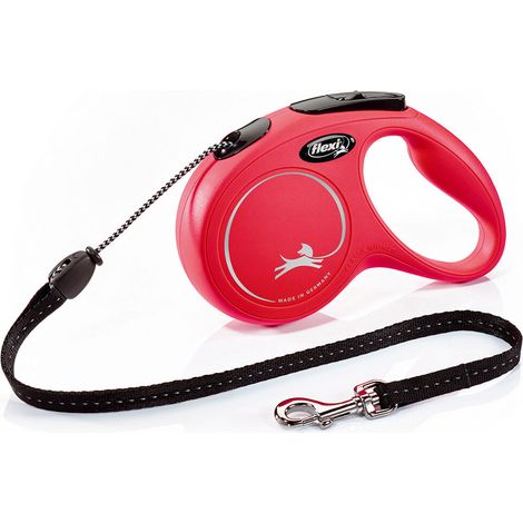 FLEXI NUEVO CLASSIC M Cordon 5 mts. Rojo