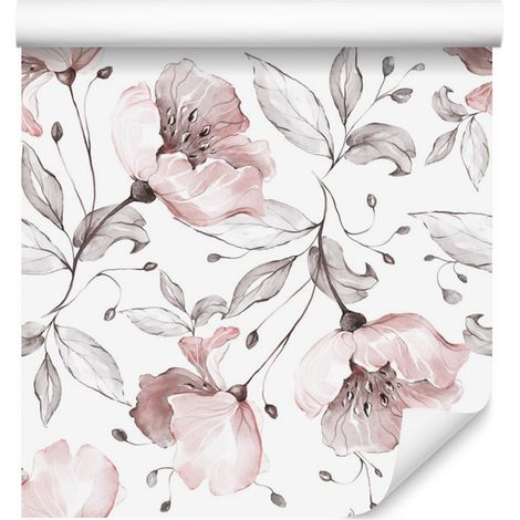 Carta da parati con rose colorate per soggiorno e camera da letto 50x1000 cm (1/5)