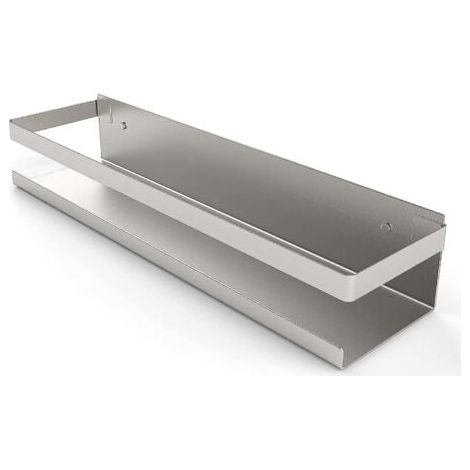 Étagère de Douche Sans Perçage, Étagère Salle de Bain Acier Inoxydable SUS304, Auto-Adhésif, Brossé 30 cm (1/5)