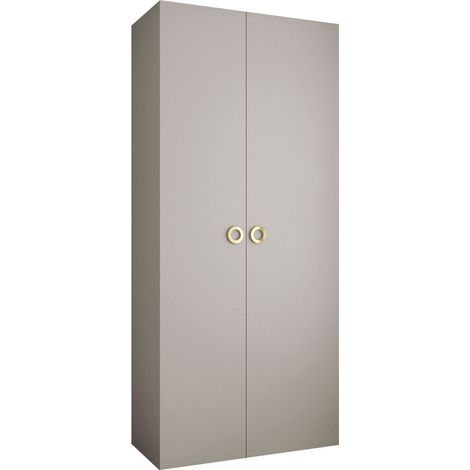 Armario Hartford 540, Cachemira, 246x110x42cm, Puertas de armario: Con bisagras, Número de estantes: 6
