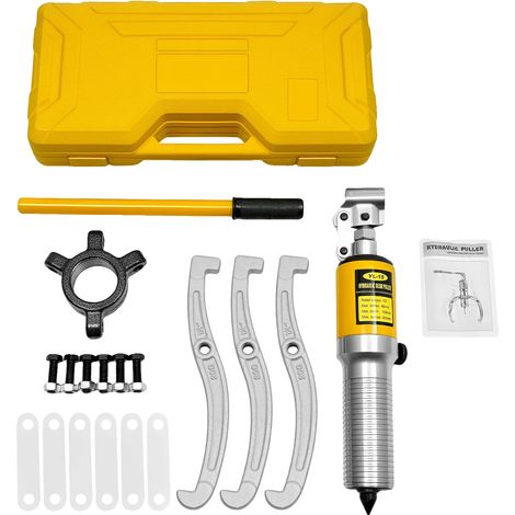 Extracteur de roulements universel, capacité maximale de 15 tonnes, course maximale de 60 mm, portée maximale de 180 mm, écartement maximal de 300 mm, diamètre du cylindre de 75 mm (1/5)