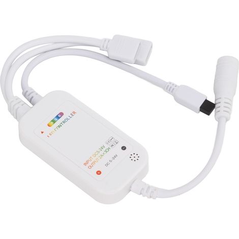 Contrôleur de gradation pour ruban LED avec télécommande RGB, réglage de la luminosité et de la couleur pour éclairage LED KTV/Musique.